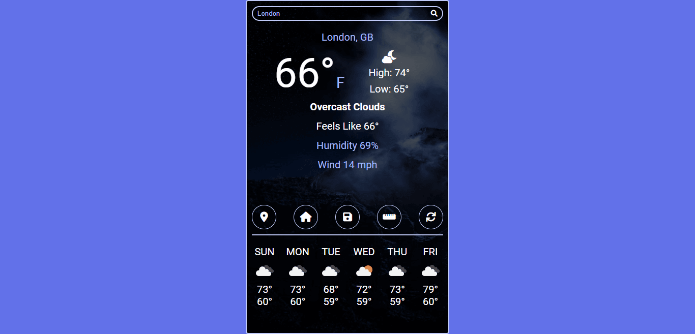 Weather Forecast App